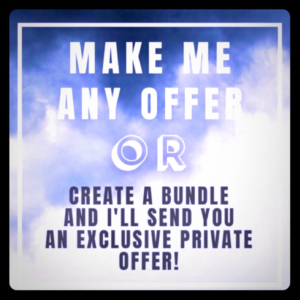 Make me an offer or create a bundle!!